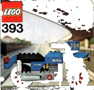 LEGO onderdeel Norton Motorcycle (393-1)