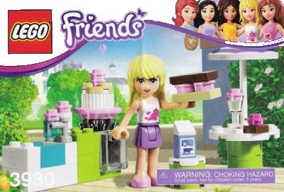 LEGO onderdeel Stephanie's Outdoor Bakery (3930-1)