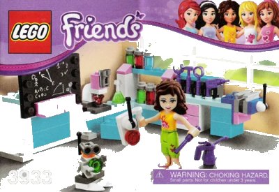 LEGO onderdeel Olivia's Invention Workshop (3933-1)