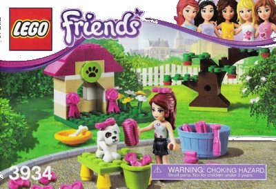 LEGO onderdeel Mia's Puppy House (3934-1)