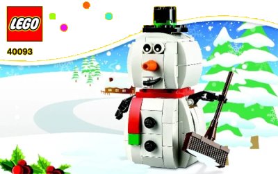 LEGO onderdeel Snowman (40093-1)