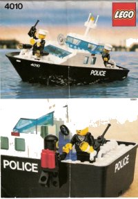 LEGO part Police Rescue Boat 4010-1