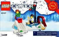 LEGO part Winter Skating Scene - Limited Edition 2014 Holiday Set (2 of 2) 40107-1