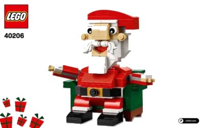 LEGO onderdeel Santa (40206-1)