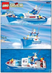 LEGO onderdeel C26 Sea Cutter 4022-1