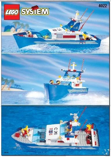 LEGO onderdeel C26 Sea Cutter (4022-1)
