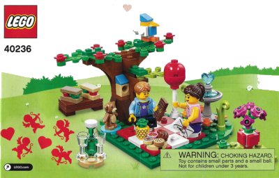 LEGO part Romantic Valentine Picnic (40236-1)