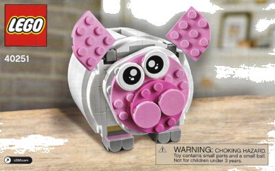 LEGO part Mini Piggy Bank (40251-1)