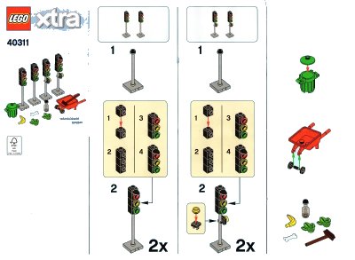 LEGO onderdeel Traffic Lights polybag (40311-1)