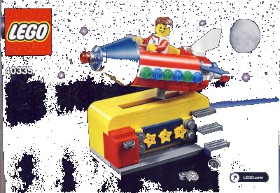 LEGO onderdeel Space Rocket Ride (40335-1)