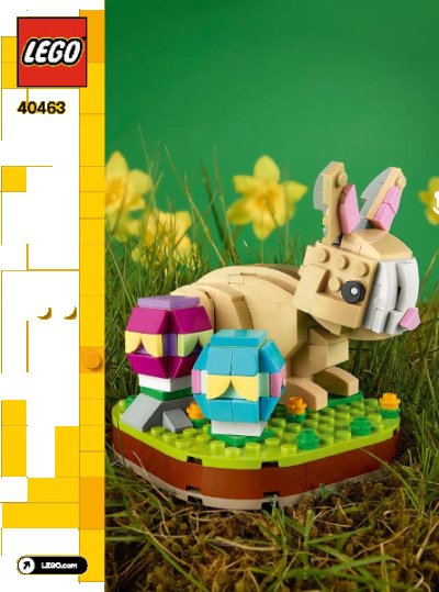 LEGO part Easter Bunny (40463-1)