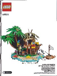 LEGO part Ray the Castaway 40566-1