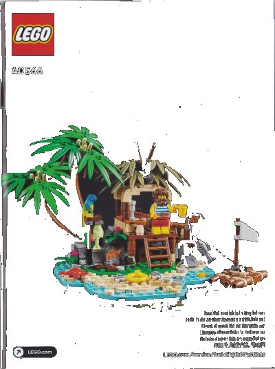 LEGO part Ray the Castaway (40566-1)