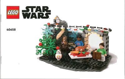 LEGO onderdeel Millennium Falcon Holiday Diorama (40658-1)