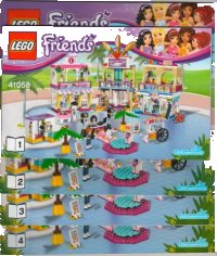 LEGO part Heartlake Shopping Mall 41058-1