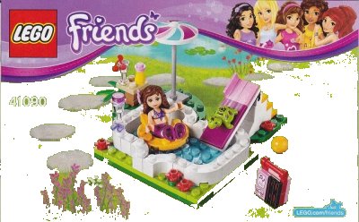 LEGO onderdeel Olivia's Garden Pool (41090-1)