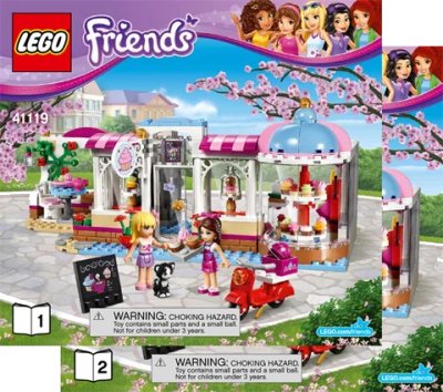 LEGO onderdeel Heartlake Cupcake Café {Cafe} (41119-1)