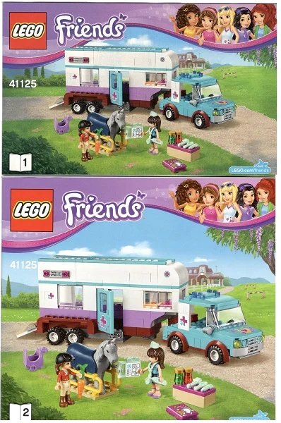 LEGO onderdeel Horse Vet Trailer (41125-1)