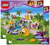 LEGO part Heartlake Summer Pool 41313-1