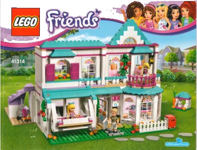 LEGO onderdeel Stephanie's House (41314-1)