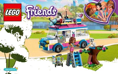 LEGO onderdeel Olivia's Mission Vehicle (41333-1)