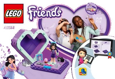 LEGO onderdeel Emma's Heart Box (41355-1)