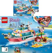 LEGO part Rescue Mission Boat 41381-1