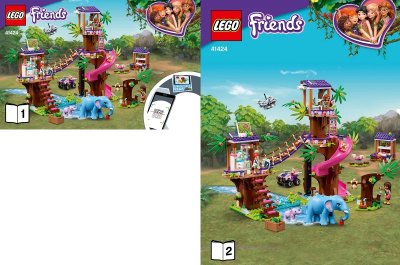 LEGO onderdeel Jungle Rescue Base (41424-1)
