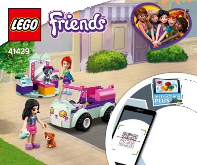 LEGO onderdeel Cat Grooming Car (41439-1)