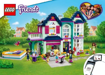 LEGO onderdeel Andrea's Family House (41449-1)