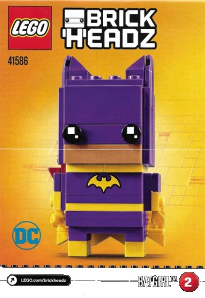 LEGO onderdeel Batgirl (41586-1)