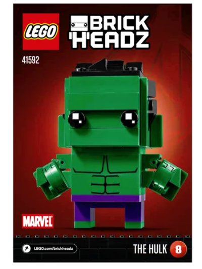 LEGO onderdeel The Hulk (41592-1)