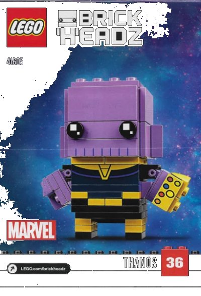 LEGO onderdeel Thanos (41605-1)