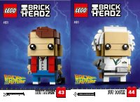 LEGO part Marty McFly & Doc Brown 41611-1