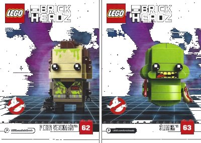 LEGO onderdeel Peter Venkman & Slimer (41622-1)