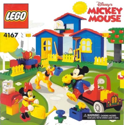 LEGO onderdeel Mickey's Mansion (4167-1)