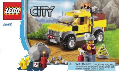 LEGO onderdeel Mining 4 x 4 (4200-1)