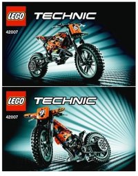 LEGO part Moto Cross Bike 42007-1
