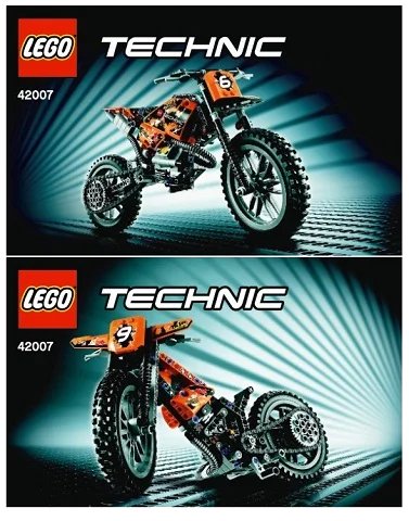 LEGO onderdeel Moto Cross Bike (42007-1)