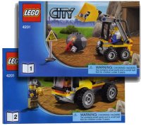 LEGO onderdeel Loader and Dump Truck 4201-1