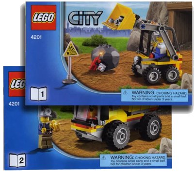 LEGO onderdeel Loader and Dump Truck (4201-1)