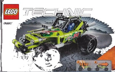 LEGO onderdeel Desert Racer (42027-1)
