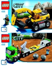 LEGO part Excavator Transport 4203-1