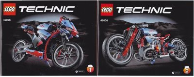 LEGO onderdeel Street Motorcycle (42036-1)