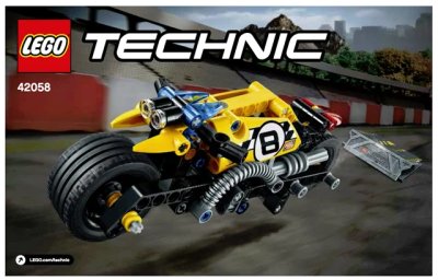 LEGO onderdeel Stunt Bike (42058-1)