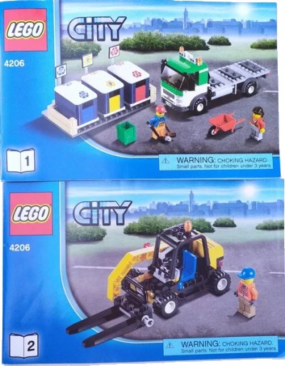 LEGO onderdeel Recycling Truck (4206-2)