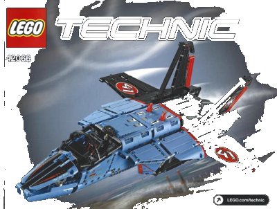 LEGO onderdeel Air Race Jet (42066-1)