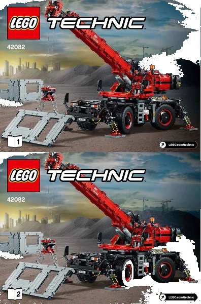 LEGO onderdeel Rough Terrain Crane (42082-1)