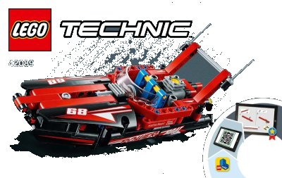 LEGO onderdeel Power Boat (42089-1)
