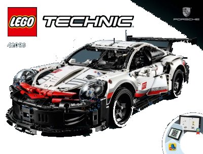 LEGO onderdeel Porsche 911 RSR (42096-1)